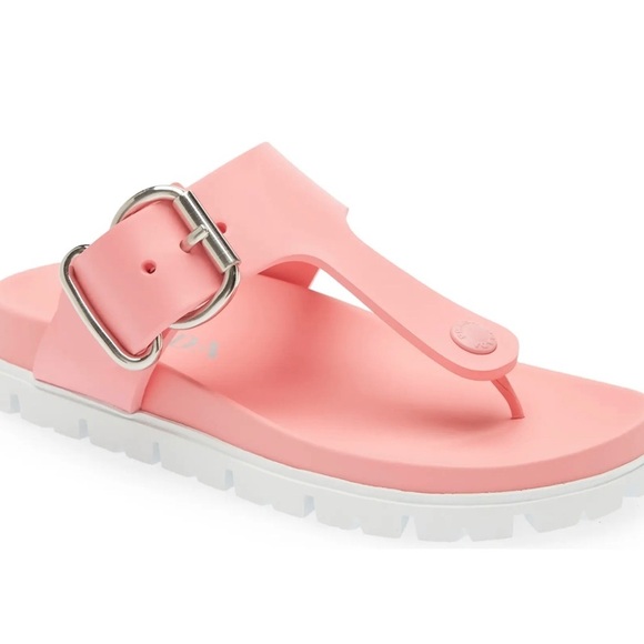 Prada Begonia Buckle Sandal eu sz 38 us 8 - Picture 1 of 10